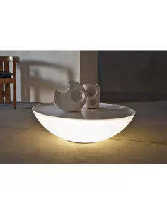Foscarini 2280030b Solar-Innenraum, weiß, Durchmesser 79 cm, H 31 cm, E27, 25 W 2